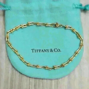 Tiffany & Co 18kt Yellow Gold HardWear Micro Link Bracelet Large 7.75"